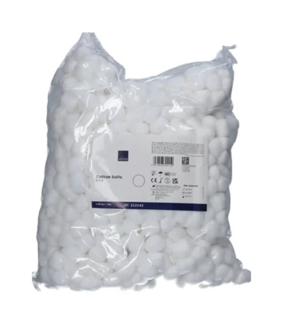 Abena Vatkugler hvid/usteril – 1100 stk