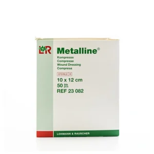 Metalline Kompres Steril 10×12 – 50 stk