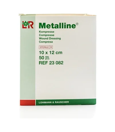 Metalline Kompres Steril 10×12 – 50 stk