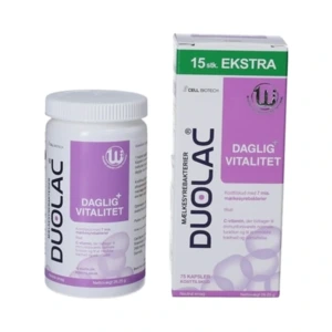 Duolac Daglig+ Vitalitet – 75 stk