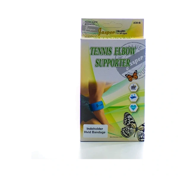 Jasper Tennisalbue Bandage hvid One Size – 1 stk