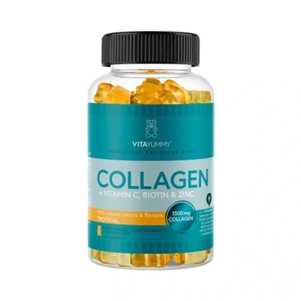 VitaYummy Collagen Tropical – 60 stk