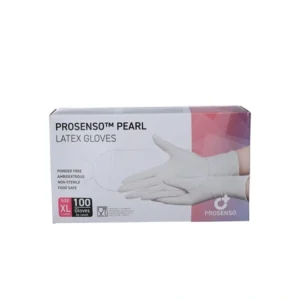 Prosenso Pearl Latex Undersøgelseshandsker XL – 100 stk