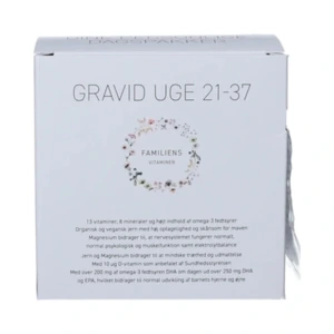 Familiens Vitaminer Gravid uge 21-37 – 30 doser