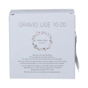 Familiens Vitaminer Gravid uge 10-20 – 30 doser