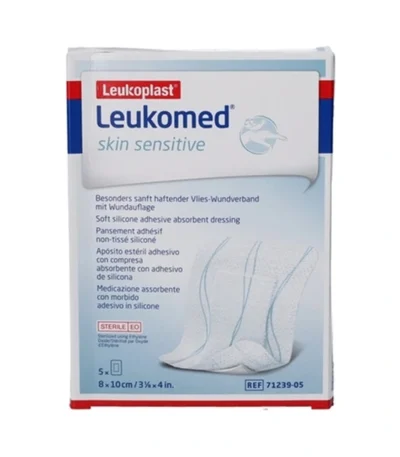 Leukoplast Leukomed Skin Sensitive 8 x 10 cm – 5 stk