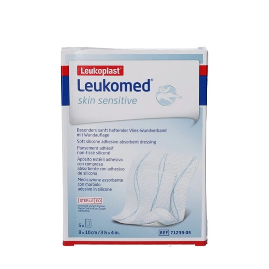 Leukoplast Leukomed Skin Sensitive 8 x 10 cm - 5 stk