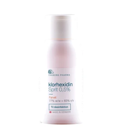 Faaborg Pharma klorhexidin sprit 0,5% farvet – 100 ml