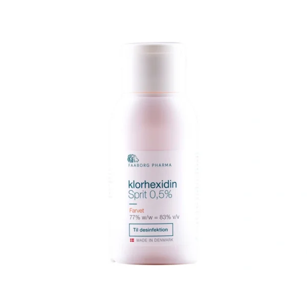 Faaborg Pharma klorhexidin sprit 0,5% farvet – 100 ml