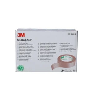 Micropore Kirurgisk Tape Brun 1,25 cm x 9,14 m – 24 stk