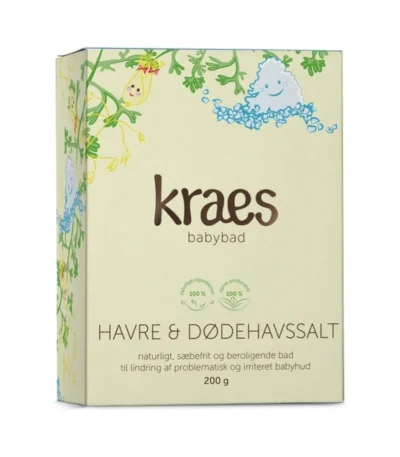 KRAES Babybad havre & dødehavssalt - 200 g