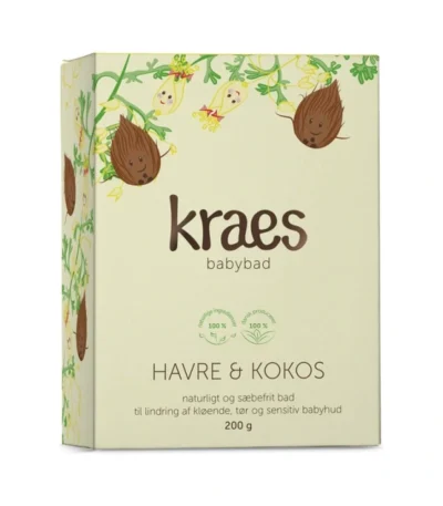 KRAES Babybad havre & kokos - 200 g