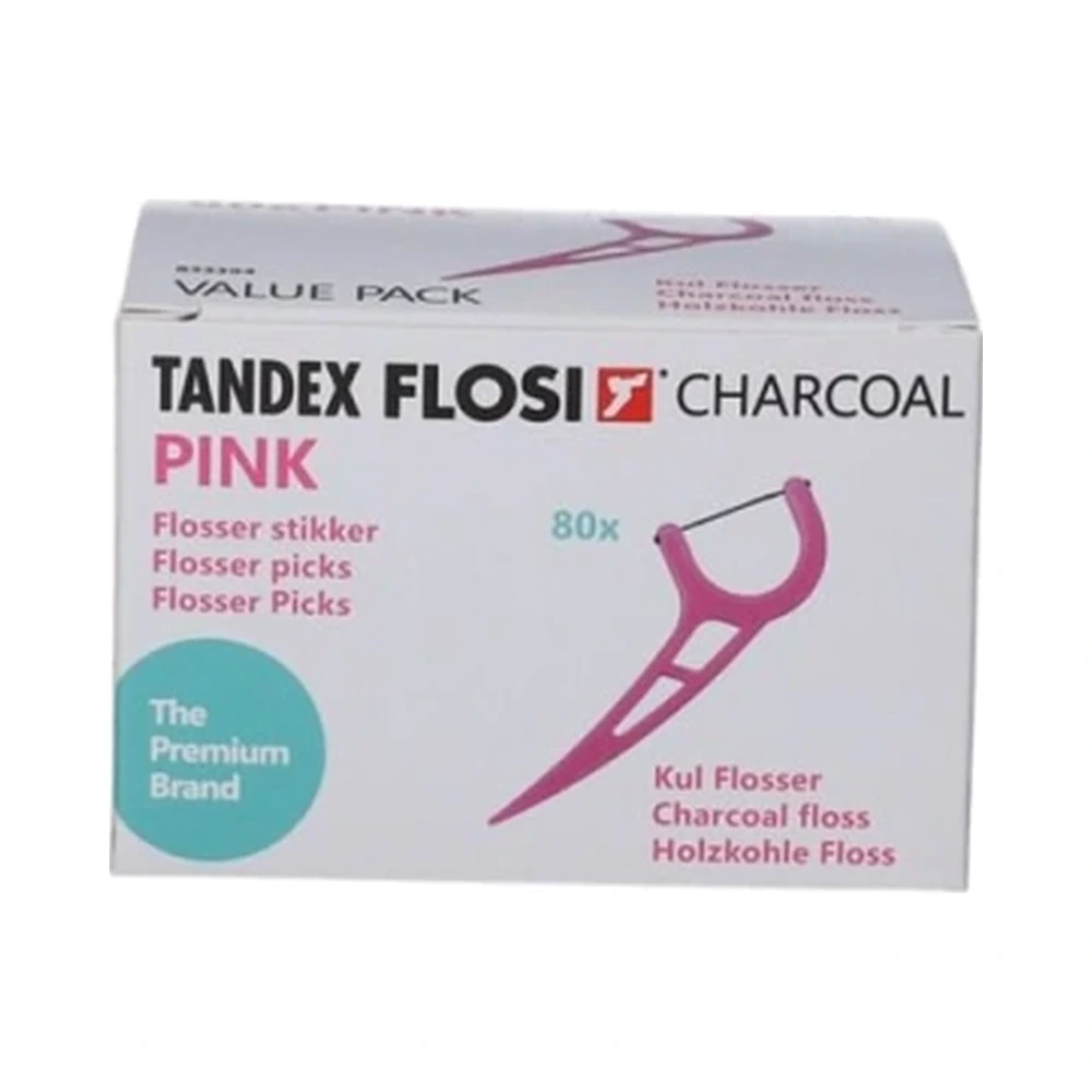 Tandex Flosi Flosser Pink – 80 stk