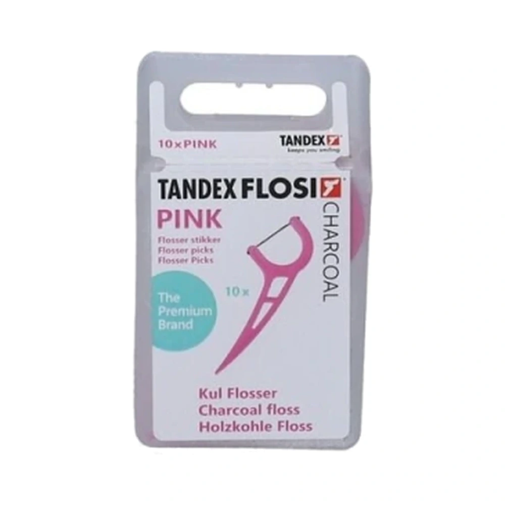 Tandex Flosi Flosser Pink – 10 stk