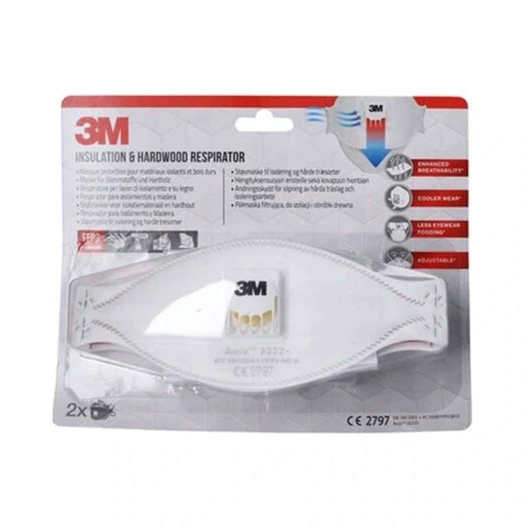 3M Sikkerhedsmaske FFP3 – 2 stk 3M Sikkerhedsmaske FFP3 – 2 stk