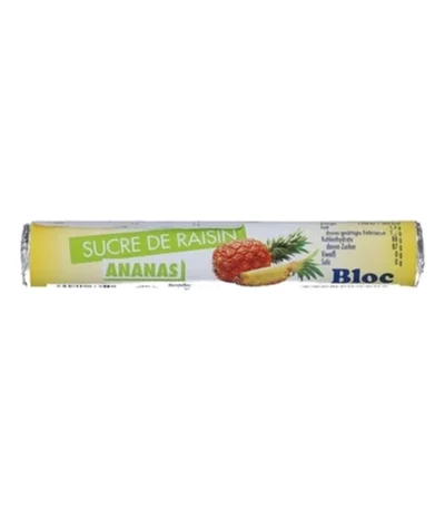 Bloc Druesukker Ananas – 18 stk