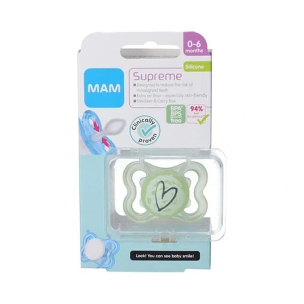 MAM Supreme Silikone Narresut 0-6 mdr – 1 stk