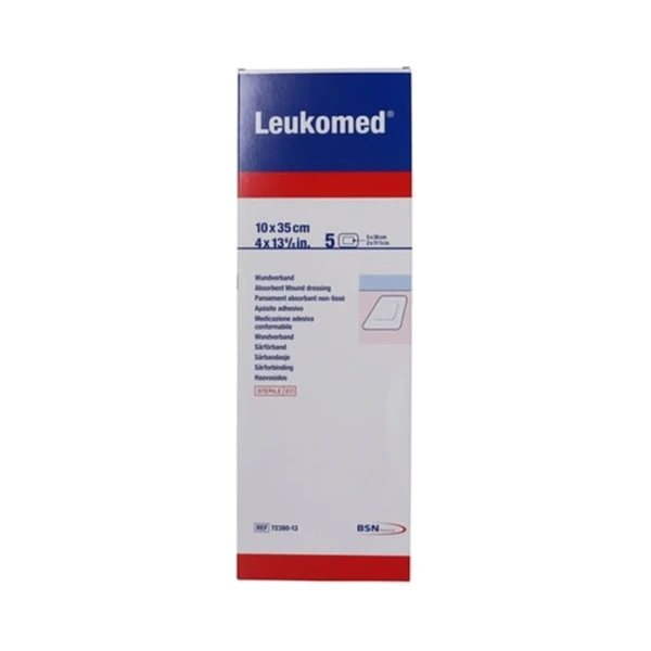 Leukoplast leukomed 10 x 35 cm – 5 stk