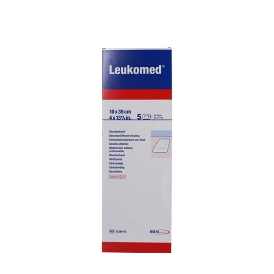 Leukoplast leukomed 10 x 35 cm - 5 stk