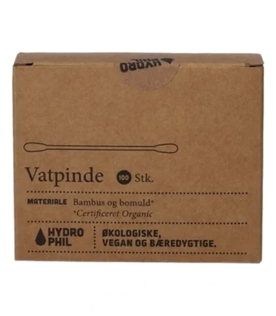 Hydrophil Bambus Vatpinde – 100 stk