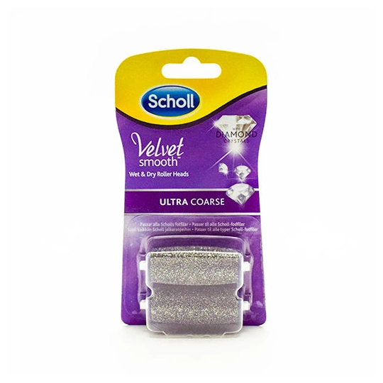 Scholl Velvet Smooth Refills Ultra Coarse - 2 stk