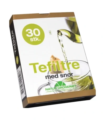 Natur Drogeriet Tefiltre med snor – 30 stk