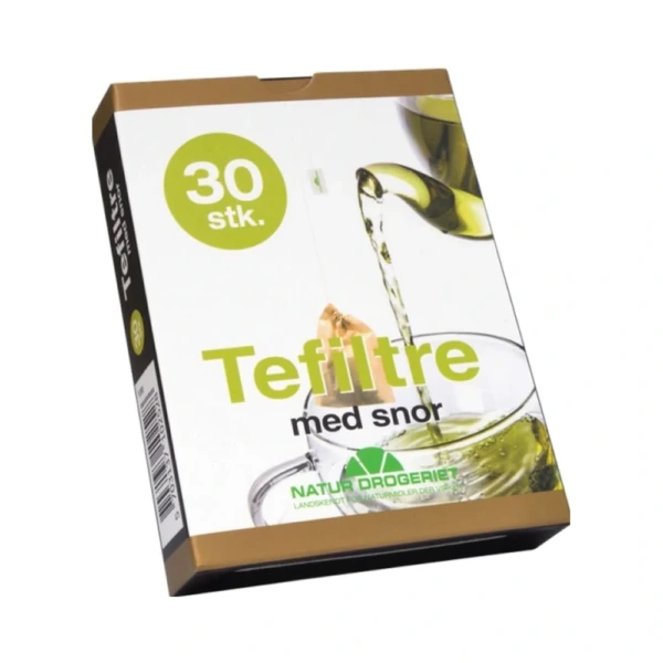Natur Drogeriet Tefiltre med snor – 30 stk