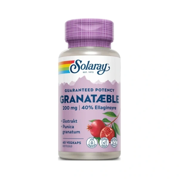 Solaray Granatæble – 60 kaps