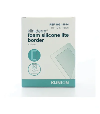 Kliniderm Foam Silikone Lite B 4 x 5 cm – 10 stk