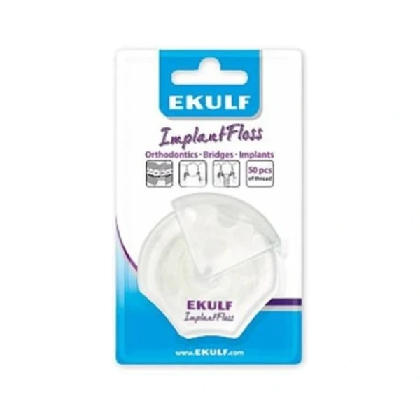 Ekulf ImplantFloss – 50 stk