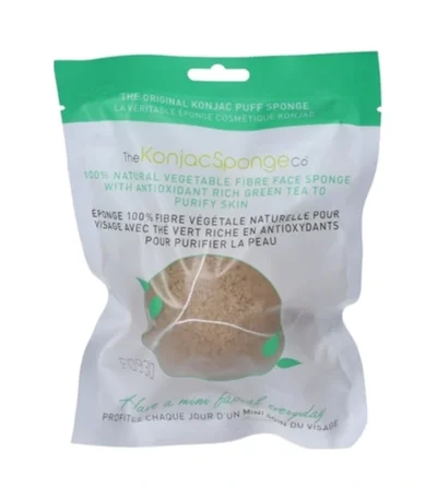 Konjac Sponge Face Green Tea – 1 stk
