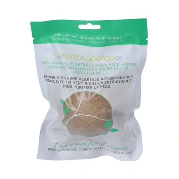 Konjac Sponge Face Green Tea – 1 stk