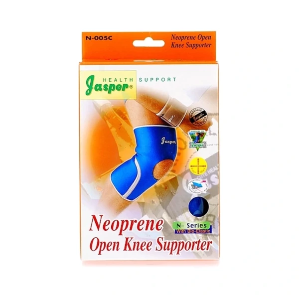 Jasper Neopren Knæbandage/hul Large – 1 stk