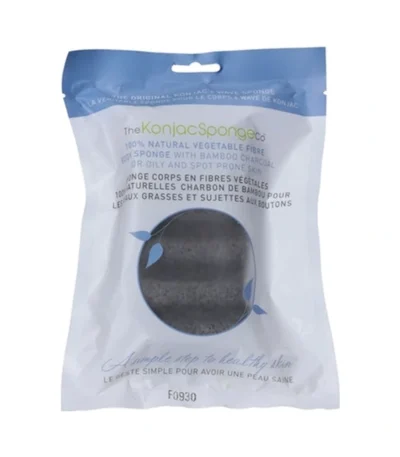Konjac Sponge Body Sort – 1 stk