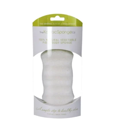 Konjac Sponge Premium Body Hvid – 1 stk