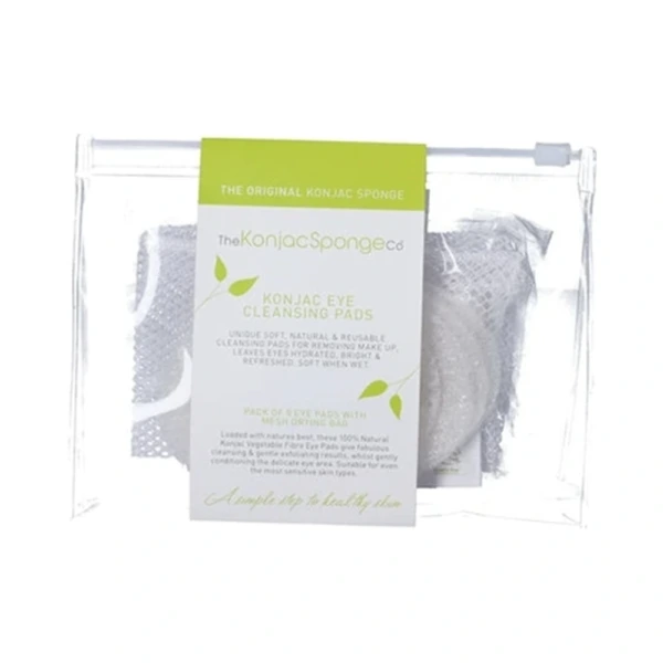 Konjac Sponge Eye Pads – 8 stk