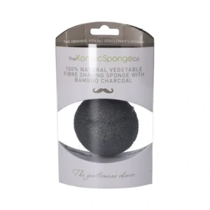 Konjac Sponge Gentleman Sort – 1 stk