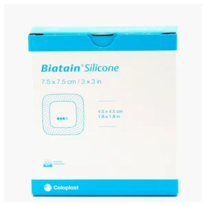Coloplast Biatain Silikone 7,5×7,5 cm – 10 stk