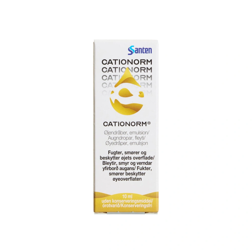 Santen Cationorm Øjendråber - 10 ml