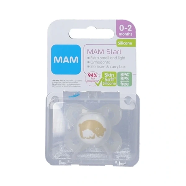 MAM Start Silikone Sut 0-2 Mdr – 1 stk