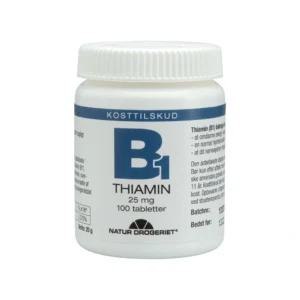 Natur Drogeriet B1 Thiamin 25 mg – 100 tabl