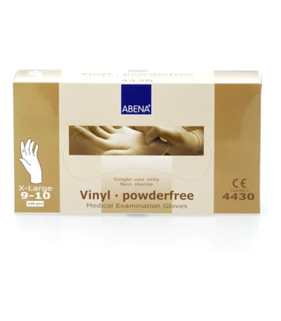 Abena Vinylhandske L u. pudder – 100 stk