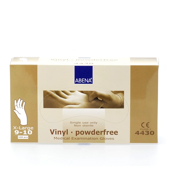 Abena Vinylhandske L u. pudder – 100 stk