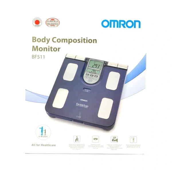 Omron Vægt Fedtmåler BF511 - 1 stk