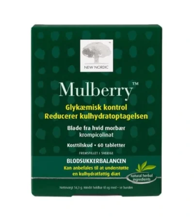 New Nordic Mulberry Blodsukker & stofskifte – 60 tabl
