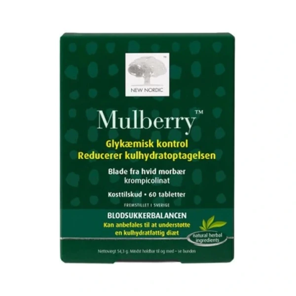 New Nordic Mulberry Blodsukker & stofskifte – 60 tabl