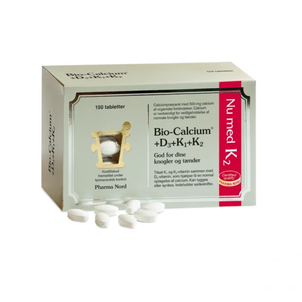 Pharma Nord Bio-Calcium+D3+K1+K2 – 150 tabl