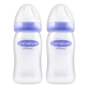 Lansinoh Naturalwave Sutteflaske 160 ml – 2 stk