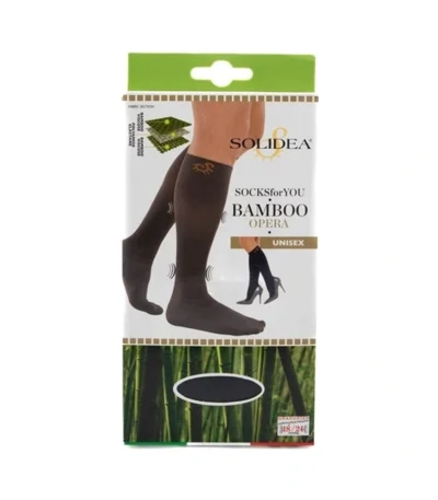 Solidea bamboo opera navy unisex støttestrømper Str. XXL - 1 par