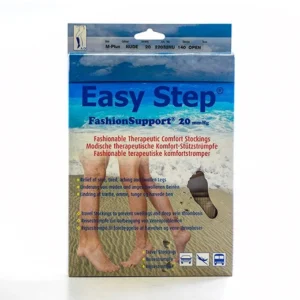 Easy Step Knæ Åben tå Nude Medium plus - 1 par